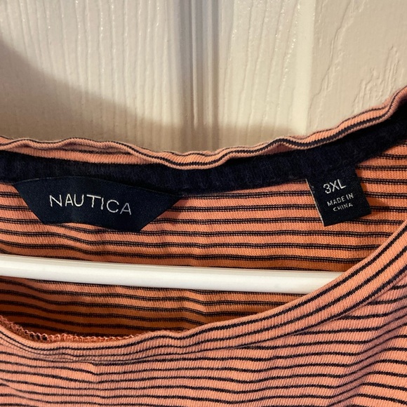Nautica Brown Short Sleeve Tee Size 3XL - Picture 2 of 4